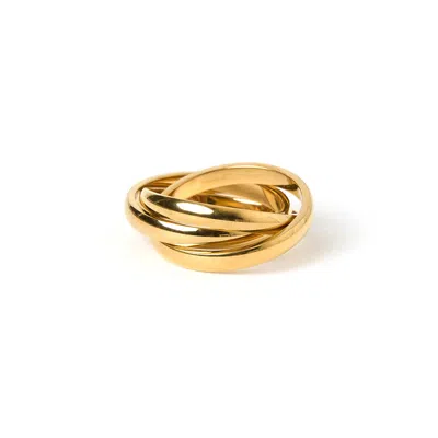 Arms Of Eve Women's Sasha Trio Ring - Gold