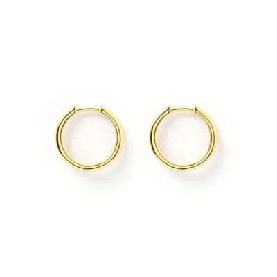 Arms Of Eve Women's Scarlet Gold Hoop Earrings