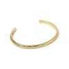 Arms Of Eve Women's Stevie Gold Cuff Bracelet In Gold