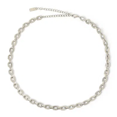 Arms Of Eve Women's Teddy Silver Necklace