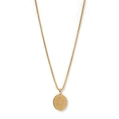 Arms Of Eve Women's Tyde Gold Charm Necklace In Yellow
