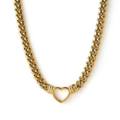 Arms Of Eve Women's Valentine Necklace - Gold