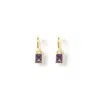 Arms Of Eve Women's Yellow Birthstone Charm Earrings In Yellow