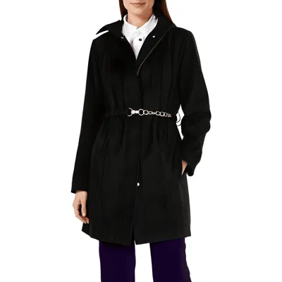 Arna York Plus Womens Collar Polyester Trench Coat