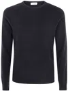 Arnaldo Adiansi Cashmere Felted Crewneck Clothing In Black