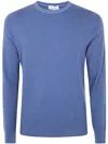 Arnaldo Adiansi Cashmere Felted Crewneck In Blue