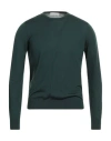 Arnaldo Adiansi Man Sweater Dark Green Size 38 Merino Wool