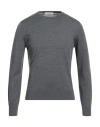 Arnaldo Adiansi Man Sweater Lead Size 36 Merino Wool