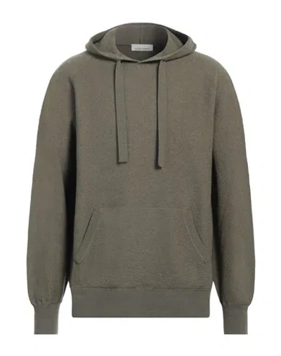 Arnaldo Adiansi Man Sweater Military Green Size 44 Merino Wool