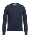 Arnaldo Adiansi Man Sweater Navy Size 38 Merino Wool
