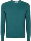 Arnaldo Adiansi Cashmere Felted Crewneck In Green