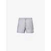 Arne Mens Grey Essential Elasticated-waist Swim Shorts
