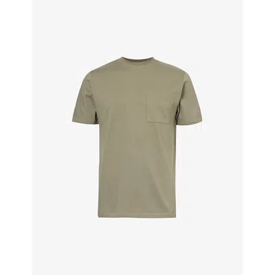 Arne Mens Sage Slim Cotton-jersey T-shirt