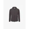 Arne Mens Grey Active Technical Hooded Stretch-woven Windbreaker Xs In Gray