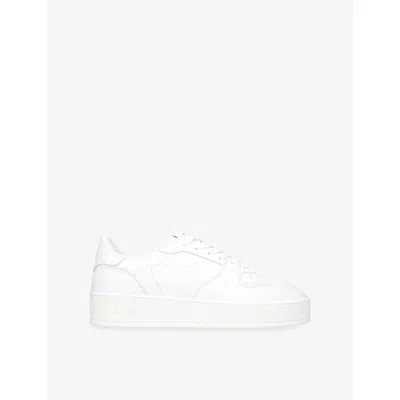 Arne Mens White Arena Leather Low-top Trainers Eur 44 / 10 Uk