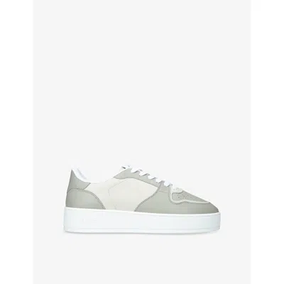 Arne Mens Beige Oth Arena Leather Low-top Trainers Eur 44 / 10 Uk In Brown