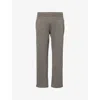 Arne Mens Drawstring Welt-pockets Straight-leg Relaxed-fit Cotton-blend Jogging Bottoms Grey In Grey