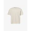 Arne Mens Stone Essential Relaxed-fit Cotton-jersey T-shirt In Gray