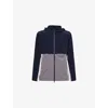 Arne Mens Navy Light Performance Windbreaker Jacket In Blue