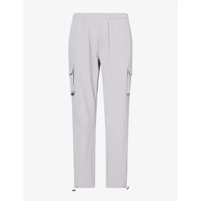 Arne Mens  Utility Shell Cargo Trousers In Mid Grey
