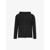 Arne Mens  Active Technical Hooded Relaxed-fit Stretch-woven Jacket In Black