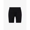 Arne Mens Essential Luxe Drawstring Stretch-cotton Blend Shorts Black In Black