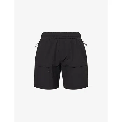 Arne Mens Tech Cargo Woven Shorts Black