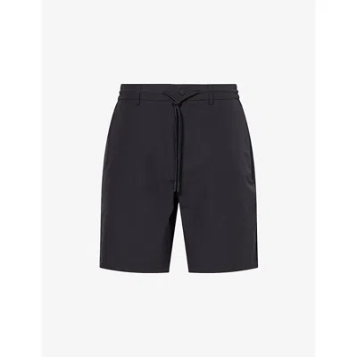 Arne Mens  Technical Stretch-woven Chino Shorts In Black