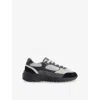 Arne Mens  Apollo Suede And Mesh Low-top Trainers