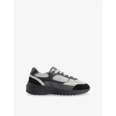 Arne Mens  Apollo Suede And Mesh Low-top Trainers