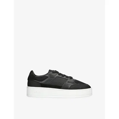 Arne Mens Blk/white Arena 2.0 Leather Trainers Eur 40 / 6 Uk In Multi