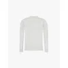 Arne Mens Marl Grey Crewneck Knitted Cotton Jumper In Marl Grey