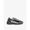 Arne Mens  Apollo Suede And Mesh Low-top Trainers