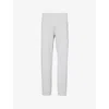 Arne Mens  Interlock Drawstring Straight-leg Regular-fit Stretch-woven Blend Jogging Bottoms In Marl Grey