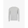 Arne Mens Marl Grey Crewneck Long-sleeve Knitted Jumper In Gray