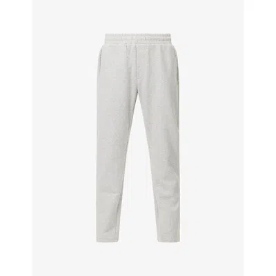 Arne Mens  Slim-leg Interlock Cotton-jersey Jogging Bottoms In Gray