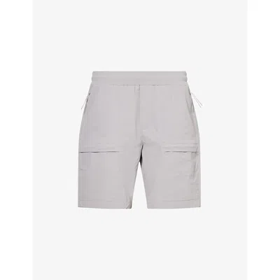 Arne Mens  Relaxed-fit Woven Cargo Shorts In Gray
