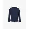Arne Mens  Active Technical Hooded Relaxed-fit Stretch-woven Jacket In Navy