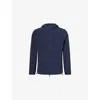 Arne Mens  Active Technical Windbreaker Woven Jacket In Blue