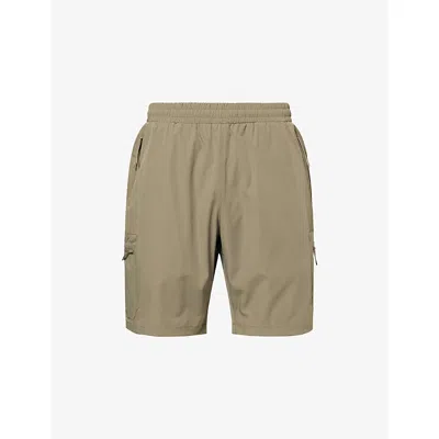 Arne Mens Olive Active Cargo Stretch-woven Shorts Xxl In Gray