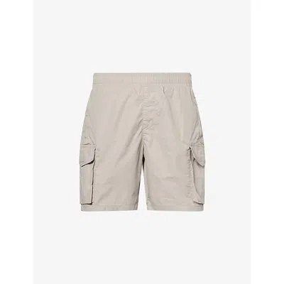 Arne Mens Parachute Cargo Cotton-blend Shorts Stone Xxl