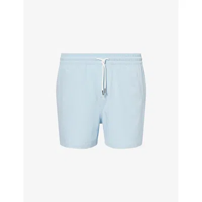 Arne Mens Soft Blue Essential Drawstring Swim Shorts
