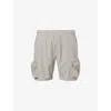Arne Mens 3d Pocket Cargo Drawstring Stretch-woven Shorts Stone Xl
