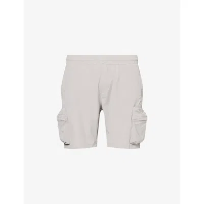Arne Mens  3d Pocket Woven Cargo Shorts In White