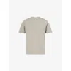 Arne Mens Essential Luxe Crewneck Stretch-cotton Blend T-shirt Stone Xs In Stone