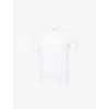 Arne Mens White Como Short-sleeve Cotton Polo Shirt Xl