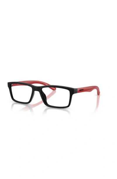 Arnette 52mm Rectangle Optical Glasses In Black