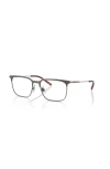Arnette 53mm Rectangle Optical Glasses In Gray