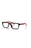 Arnette 54mm Rectangle Optical Glasses In Black