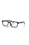 Arnette 54mm Rectangle Optical Glasses In Brown